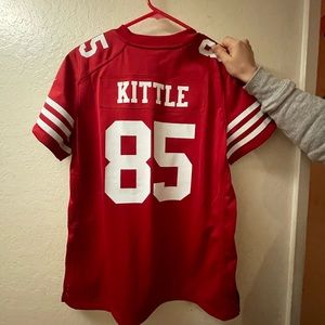 WOMENS 49ERS KITTLE JERSEY